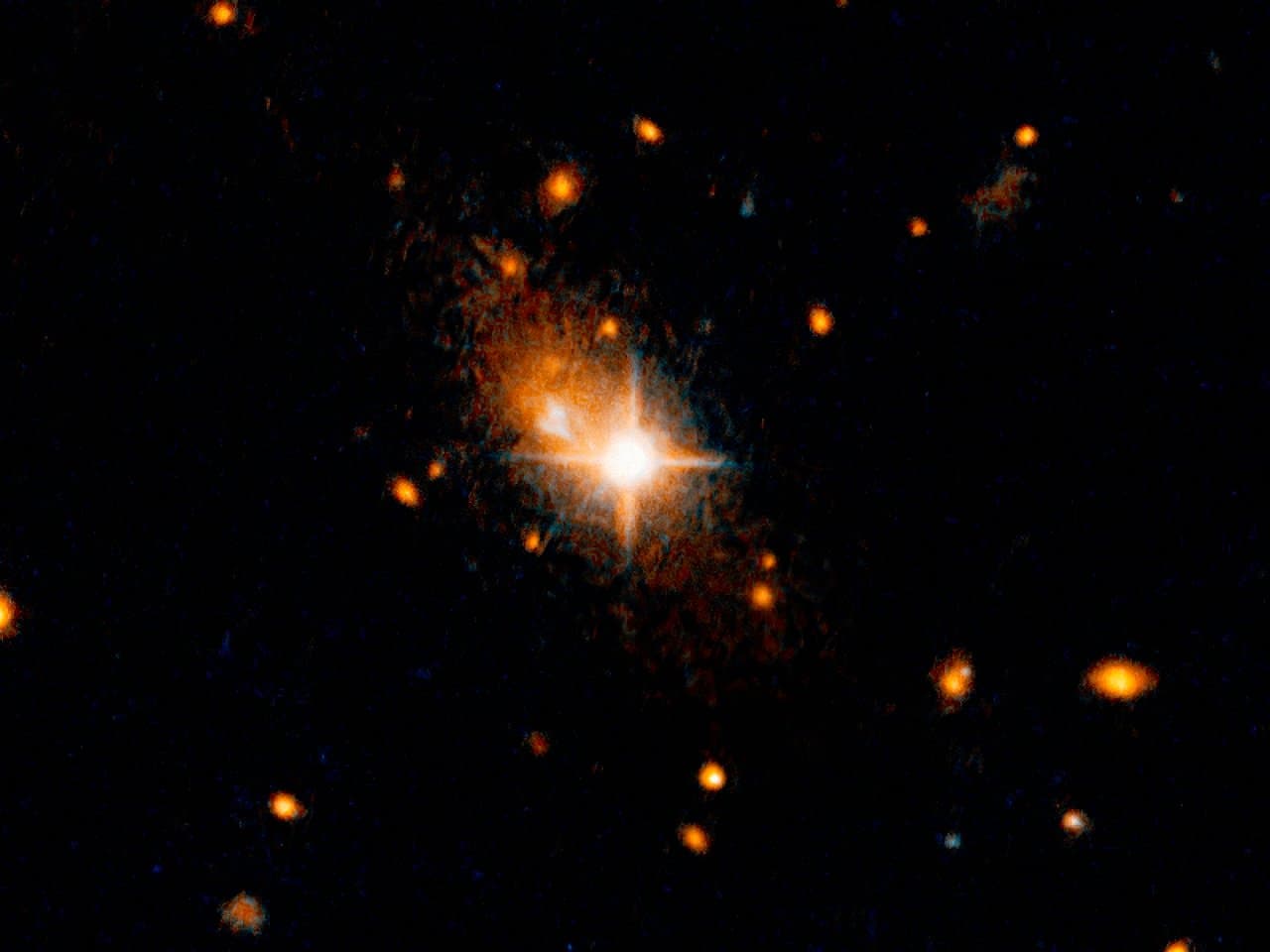 Astronomers Identify Trio of Supermassive Black Holes in Distant Galaxy